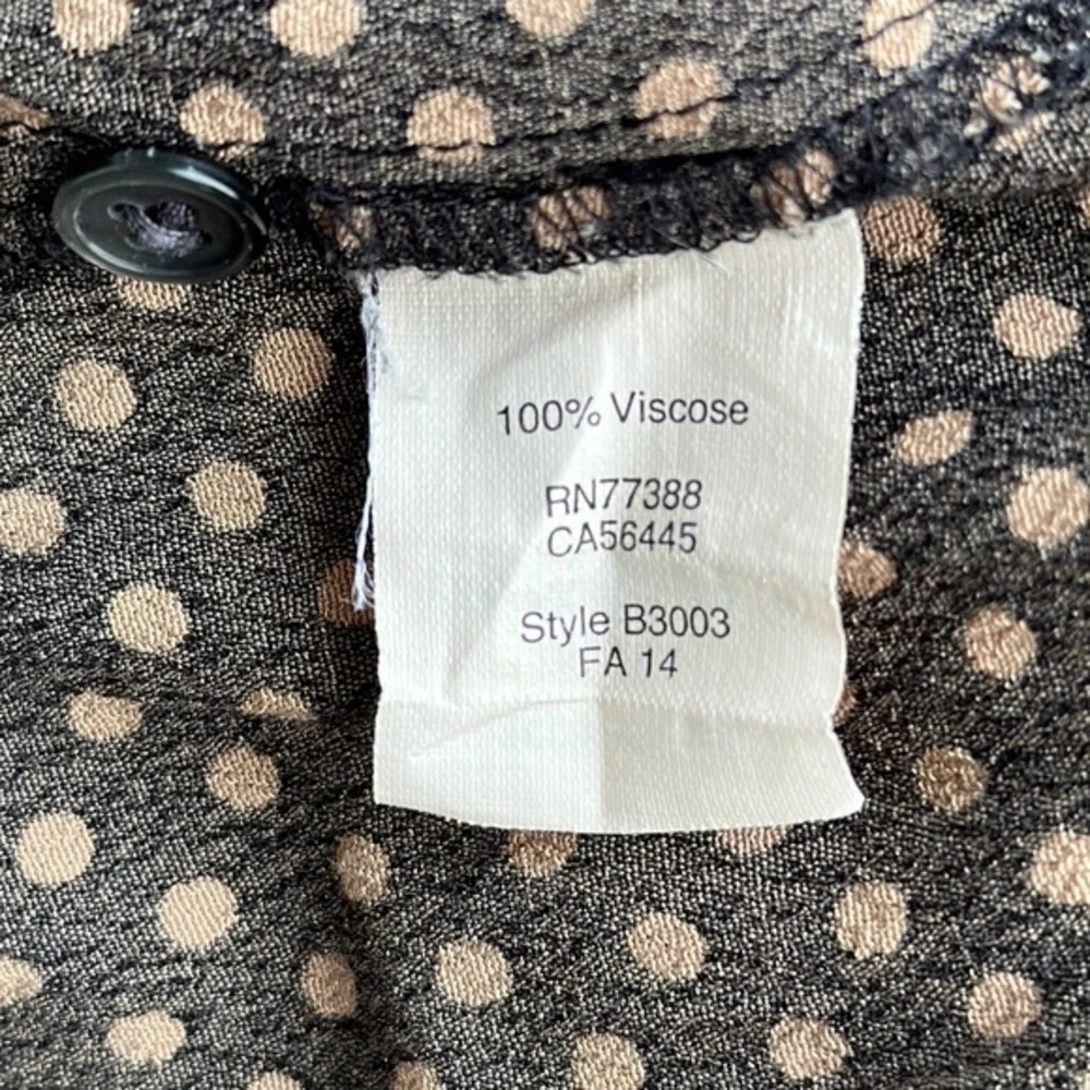 Madewell Long-Sleeve Polka Dot Tunic Dress size small